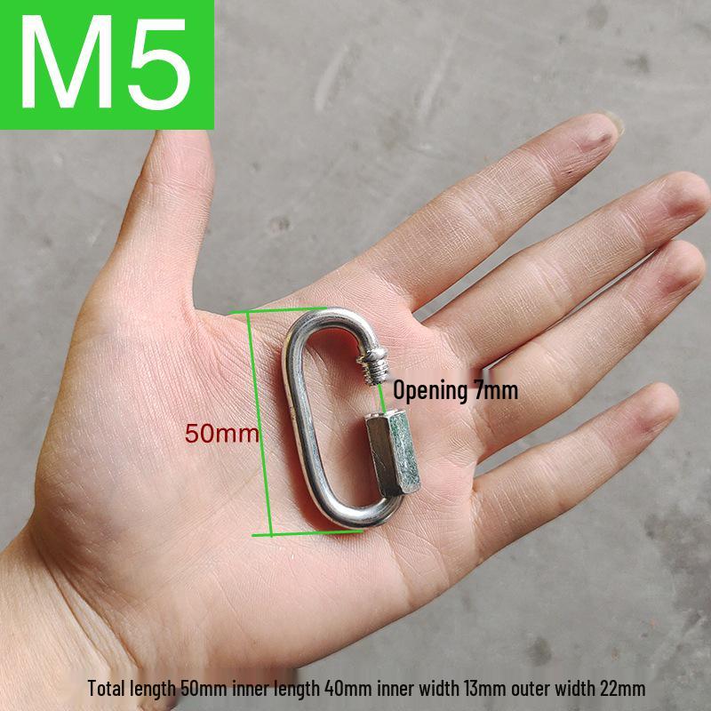 Typ 0 Rychloupínací bezpečnostní přezka pro psy a lezení - Zamykací řetěz & Přezka pro vodítko