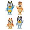 Bluey 2.5-3 inch Poseable Figure 4-Pack with Bluey Bingo