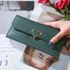 Luxury Love Heart Wallets Women Long Wallets Purses for Ladies Girl Money Pocket Card Holder Female Wallets Phone Clutch Bag
