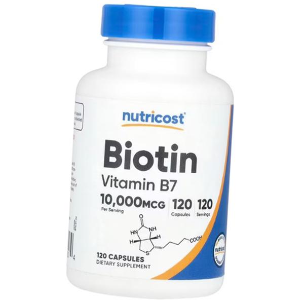 

Біотин у капсулах, Biotin 10000, Nutricost (36647066) 120caps