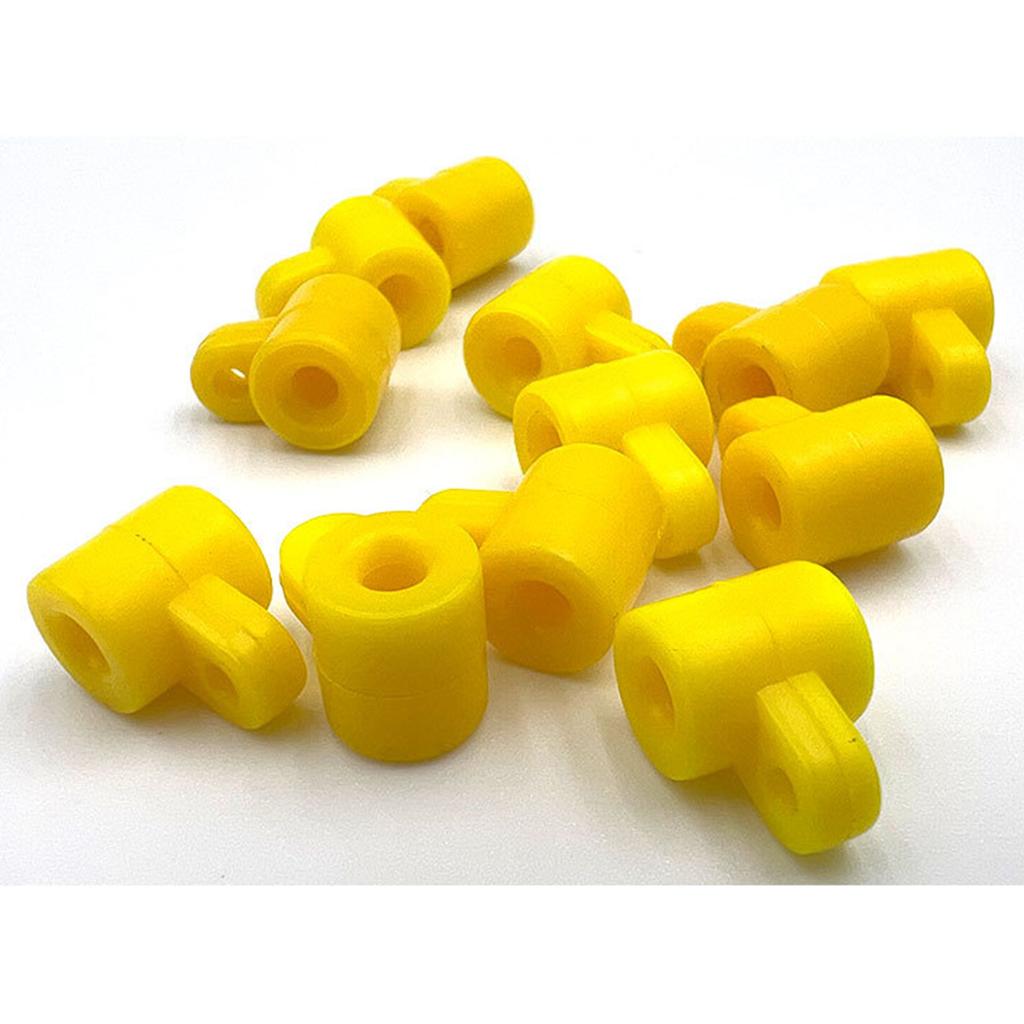 50pcs Duo Lock Snap Fishing Line Sinker Slides Sinker Line Connector Sinker Slider Swivel Saltwater Fishing Accessories