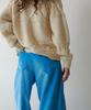 GREENBUTTER Corduroy Wide Pants (L/Blue)