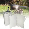 Tragbarer Campingkocher Windschutz Praktisch 9 Platten Campingkocher Windschutz Aluminium Windschutz für Camping