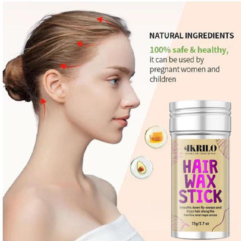 Premium Hair Wax Stick For Smooth Styling And Frizz Control With 75g For All Hair Types