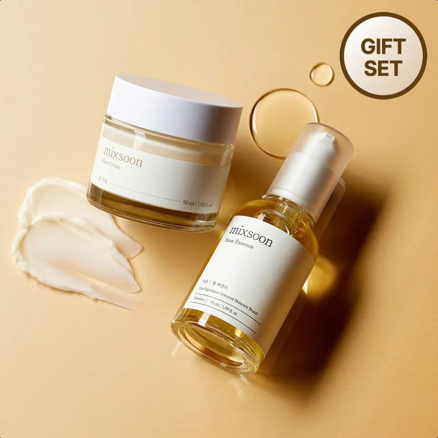 mixsoon Bean Collection (Bean Cream 50mL + Bean Essence 50mL) Cream 50mL +Essence 50mL