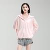 Women's Anti-UV Ice Silk Hooded Windbreaker - Breathable, Elastic, and Sun-Protective Summer Jacket for Climbing