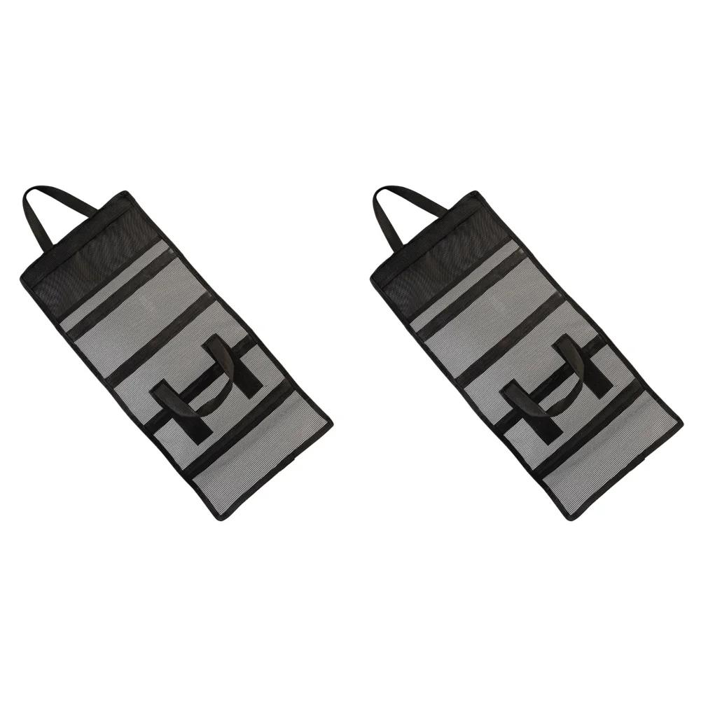 Portable Fishing Lure Bags Dirt Resistant Mesh Folding Bait Lure Hook Handbag Breathable Wear-resistant Fishing Gear Accessories