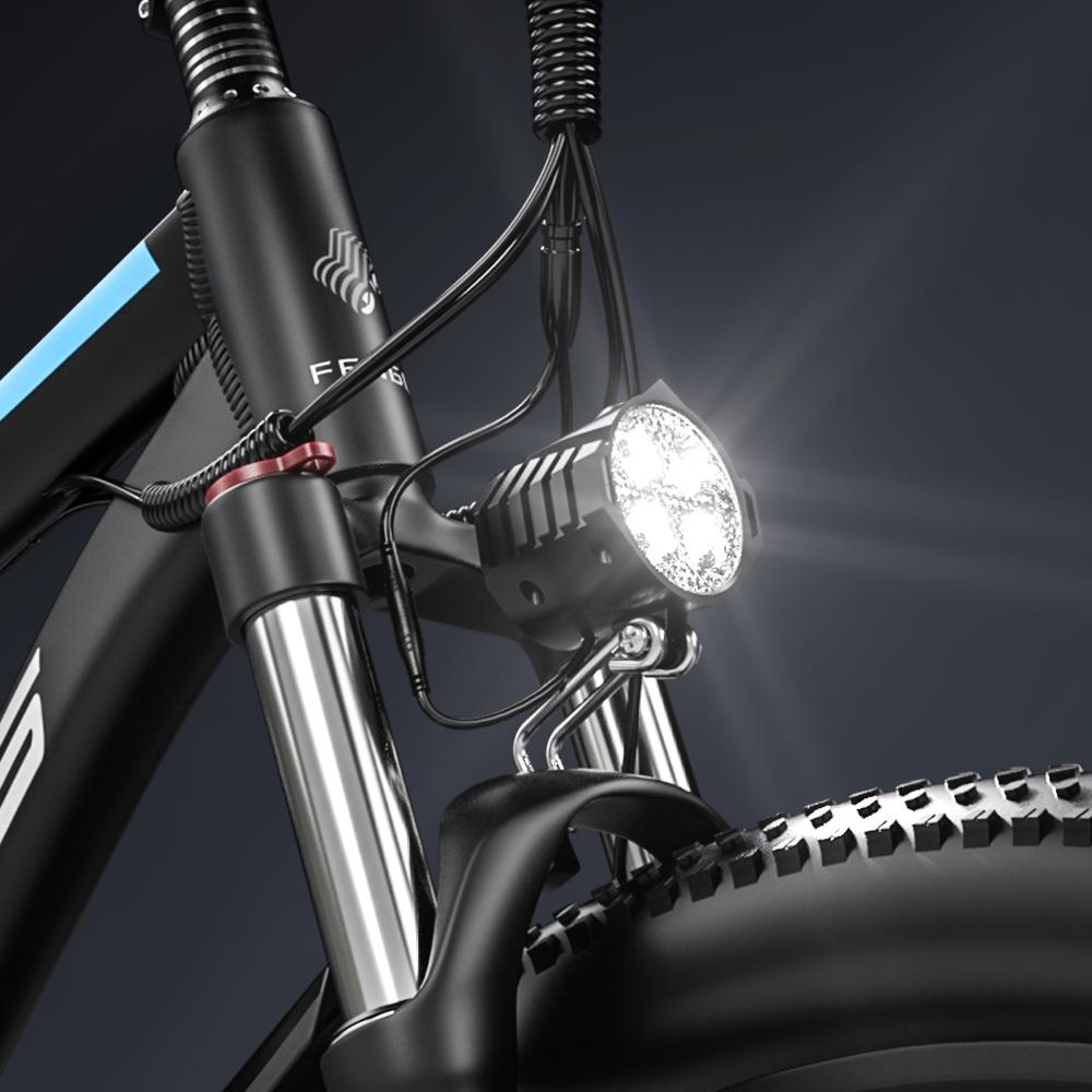 אופניים חשמליים FENGQS Q8 מנוע 750W סוללה 48V17.5Ah צמיגים 27.5*2.1" מהירות מקסימלית 50 קמ"ש טווח מקסימלי 85 ק"מ בלמי דיסק מכניים