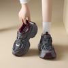 Gray Dad Shoes Women's New Winter Feet Small Platform Casual Shoes Sports Hiking Shoes
