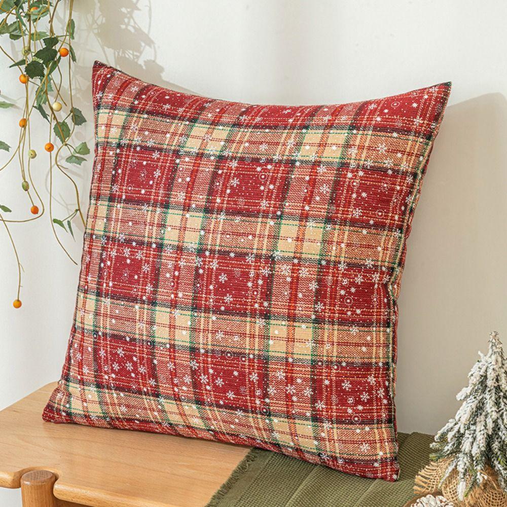 

INS Style Throw Pillowcover Snowflake Pattern Cushion Cover Living Room/Office Style 3