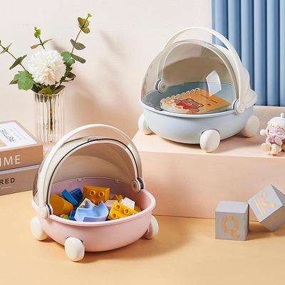 Desktop Tray Organizer for Snacks, Toys, and Keys - Cute, Dustproof, Entranceway Storage Box