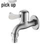 Zhuishi 304 Stainless Steel Wall-Mounted Single Cold Water Faucet
