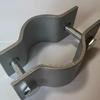 Reinforced Double Semicircular Iron Pipe Clamp (50mm Wide, 5mm Thick) Fastener Coupling Hoop