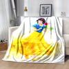 1pc Cartoon Snow White Blanket, Soft and Warm Home Decorative Throw for All Seasons, Soft Flannel Throw Blanket, Versatile & Cozy for Bedroom, Perfect