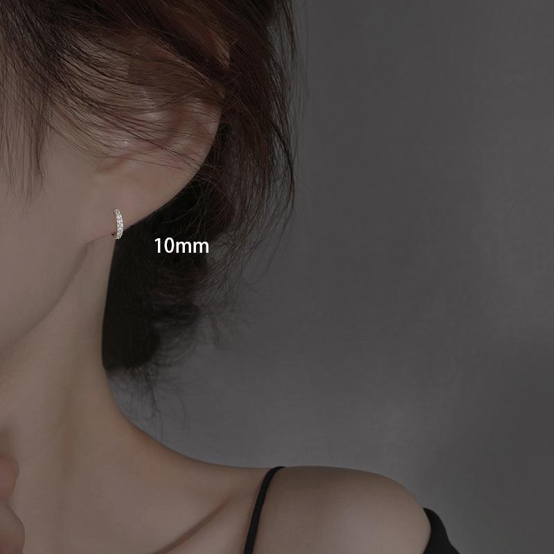 

High-end Temperament Ear Buckle Earrings Sweet Circle Tide Design Women s Fashion Trendy Gift Elegant Lady s Classic Casual Jewelry