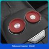 2Pcs Car Anti Slip Silicone Anti Slip Coaster For Tesla SpaceX Model 3 Y S X Y-Eur Highland Roadster Bonina Coil Cybertruck