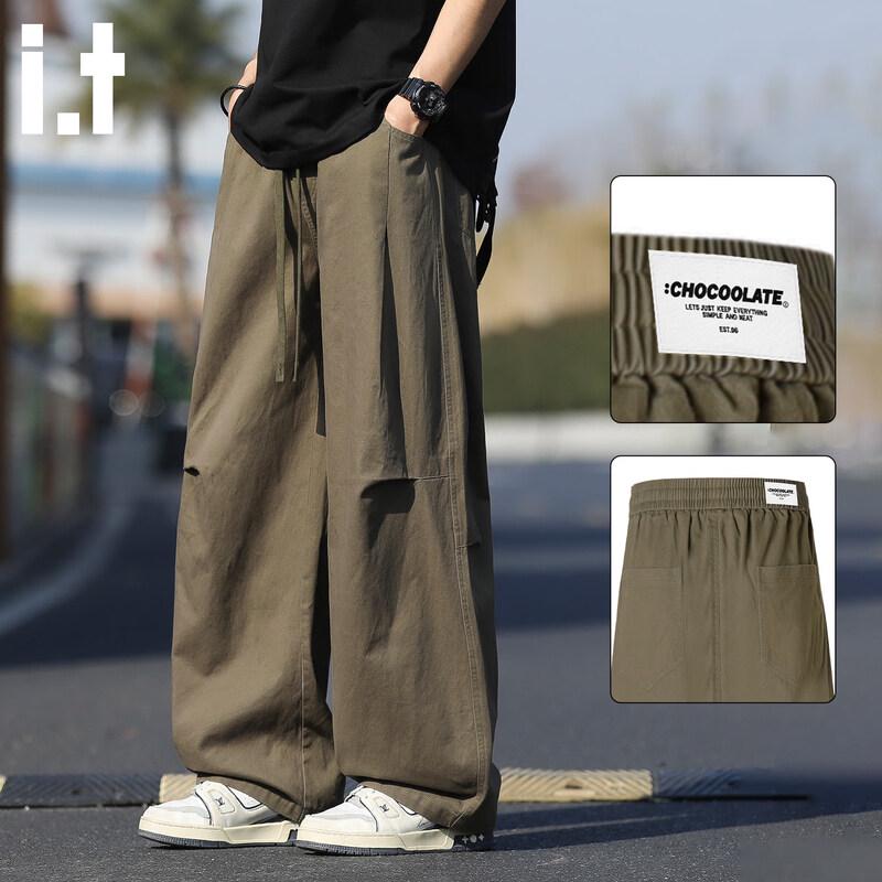 CHOCOOLATEit Men s American Style Straight Fit Cotton Casual Pants 2XL