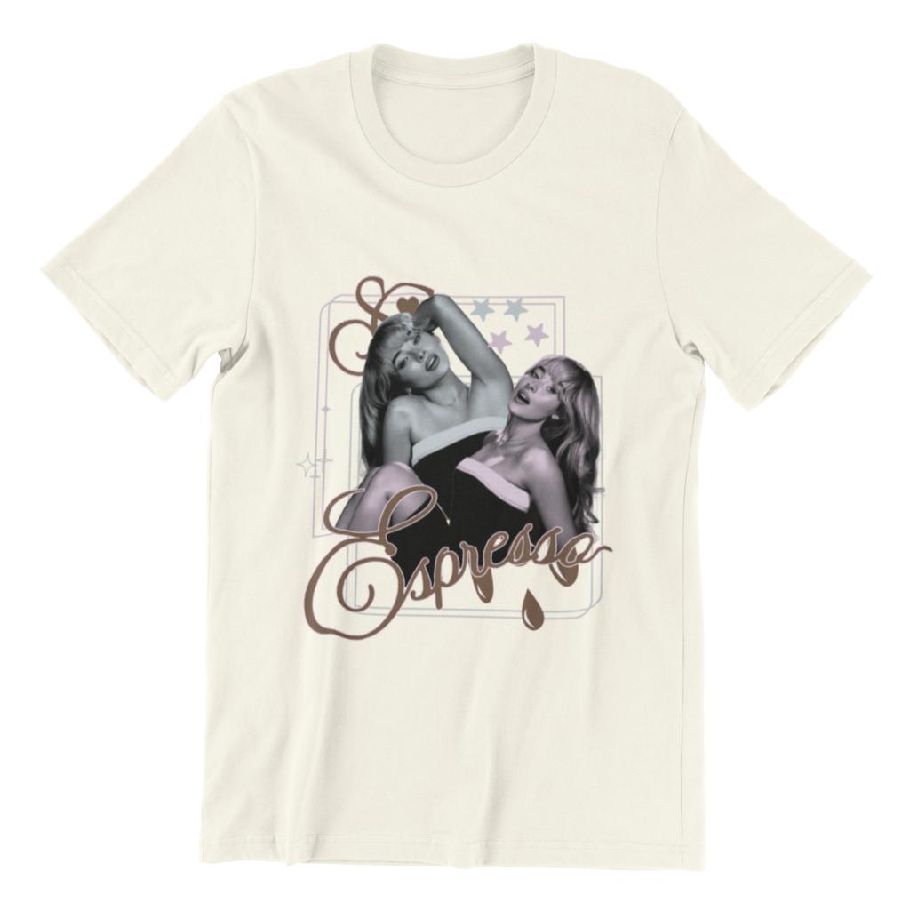 Sabrina Carpenter Print T-Shirt Unisex Men Women Vintage Oversized Tee Cotton Streetwear Loose Short Sleeve Female Male Clothing