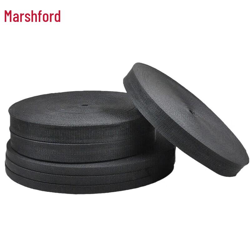 Многофункциональный черный плоский нейлоновый ремешок Masford