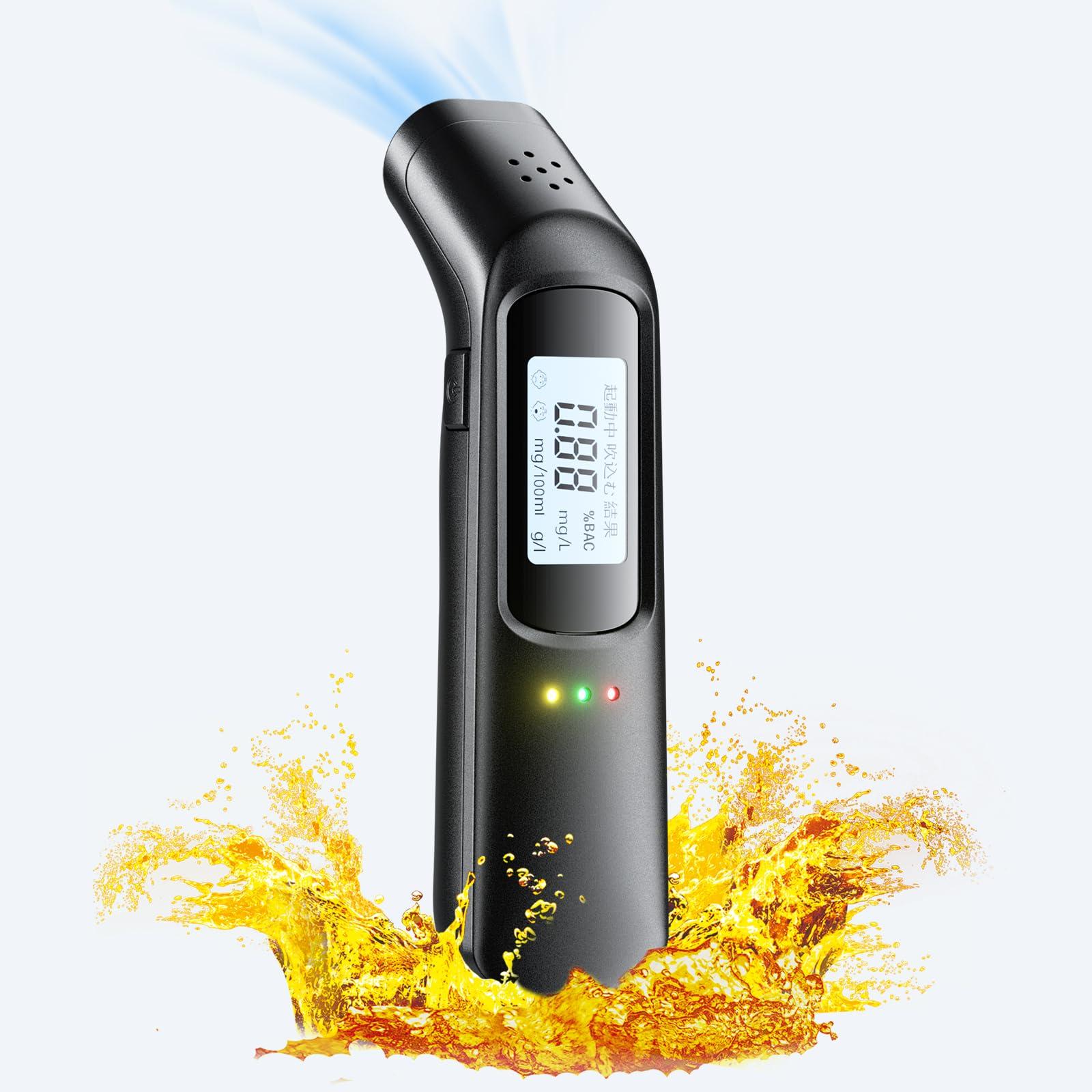 

Alcohol Checker with Sensor and Japanese Voice Guidance Public Safety Alcohol USB Alcohol High Alcohol LED Hangover and Overdrinking Prevention for