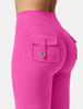 European & American High-Waist Fitness Yoga Pants with Pockets
