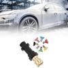 1/4 Quick Connect Pressure Washer Adapter Nozzle Tips Set Compatible With Karcher- K2 K3 K4 K5 K6 K7- High Pressure Cleaner Tool