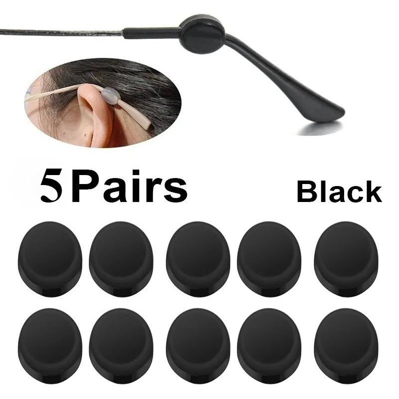 Invisible Round Ear Hook Eyeglasses Silicone Mini Glasses Anti Slip Grip Temple Tip Holder Spectacle Eyewear Accessories