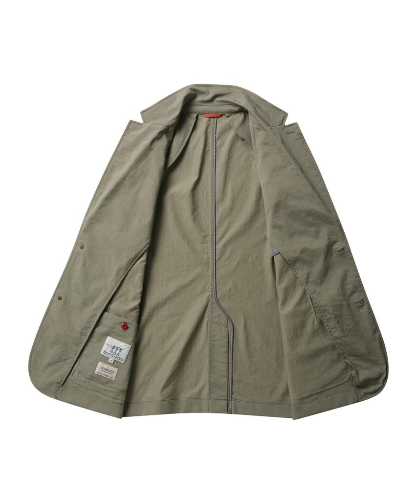 Henry Cottons [Imported Fabric] Solid Washed Jacket_Ahjam25341Bex