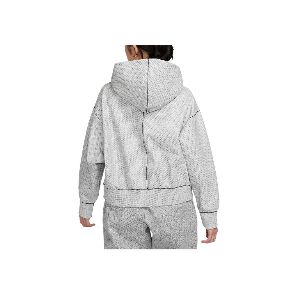 Nike Forward Series Solid Color Carbon Reduction Fleece Knit Loose Hoodie Women hoodies Light-Gray DR4529-084