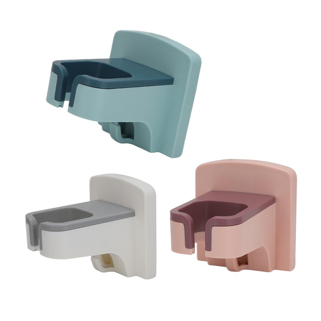Hair Dryer Holder Rack Wall Mounted Self Adhesive Save Space Hair Dryer Storage Organizer