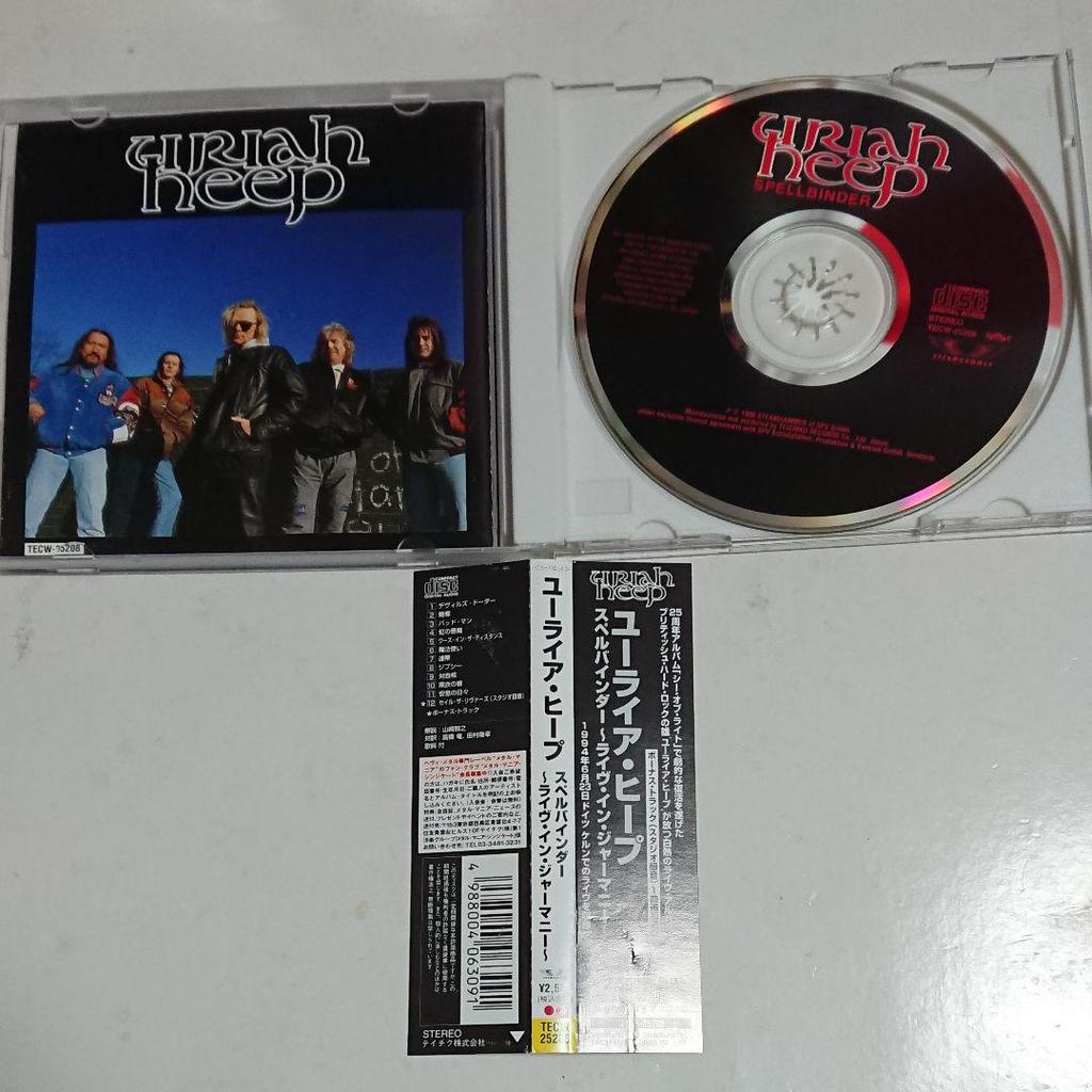 [USED] Out of print URIAH HEEP/Spellbinder ~Live in Germany