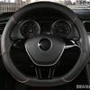 Car Steering Wheel Cover PU Leather For Honda Civic D/O Shape 36cm Jade SUZUKI Alto LINGYANG NISSAN Juke Toyota Aqua Prius