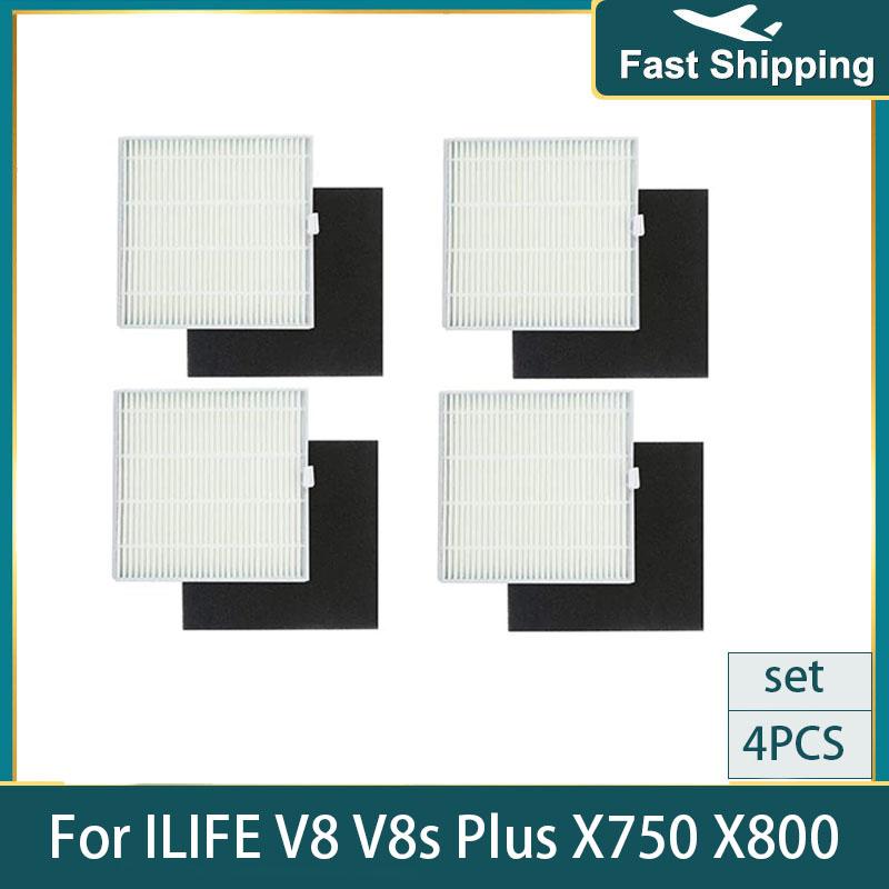 

Hepa filter Sponge filter for ilife V8 V8s X750 X800 X785 V80 Vacuum cleaner hepa filter replacements filter parts