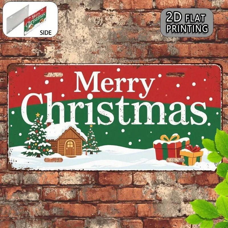 Souvenir Metal License Plate, Custom Auto Sign 15x30cm