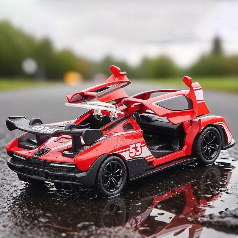 1:28 Scale Cast Simulation Alloy Toy Car Door Can Be Opened Pullback Drive Collectible Model Vehicle Toy for Kids
