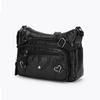 Borsa a tracolla in pelle PU Grande capacità Tracolla regolabile Borsa a tracolla per mamma Chiusura a zip Multi-scomparto Portafoglio da donna