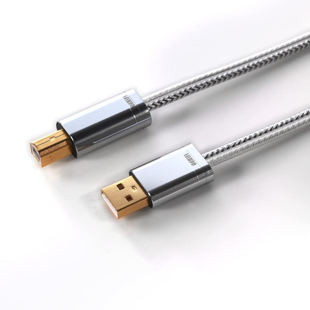 ddHiFi TC09BA to Conversion Double Shielded HIFI Decoding Audio Signal Upgrade 50cm Cable Length USB-A USB-B Cable, Line,