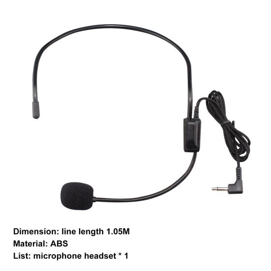 Wired Microphone Ergonomic ABS Universal Mic High Sensitivity Voice Amplifier for Studio