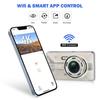 4K High-Definition-Fahrtenrekorder WIFI Drahtlose Mobiltelefonverbindung Auto Dual Lens 4-Zoll-Recorder