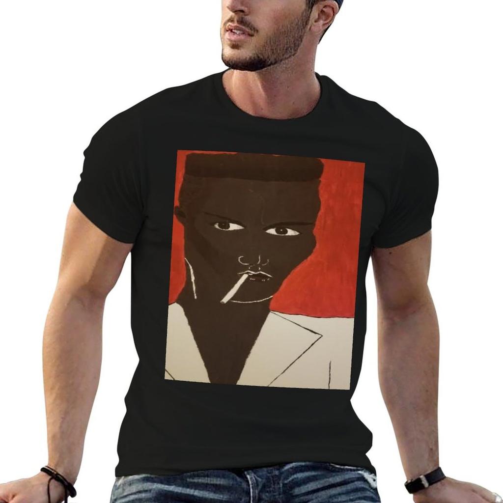 T-shirt Grace Jones uomo t-shirt grafiche uomo t-shirt grafica uomo t-shirt cotone 100% T-shirt