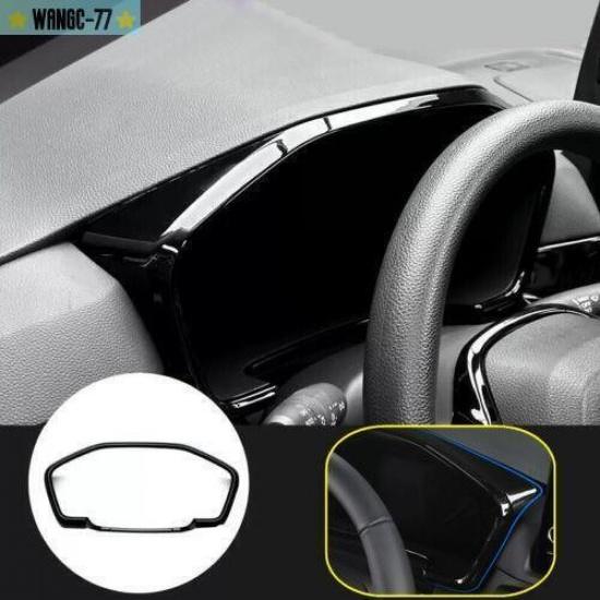 For Honda CR-V CRV Glossy Black Interior Console Dashboard Cover Trim Frame