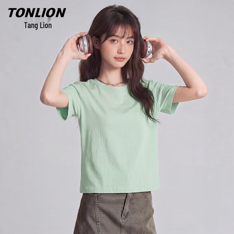 TonLion Women s Pure Cotton Short Sleeve T-Shirt S