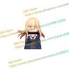 18+ Adult Building Block MOC Anime Action Figure Sexy Model Date Cartoon Swimwear Girl Hair Kit Ornament Toy Gift Collection F31