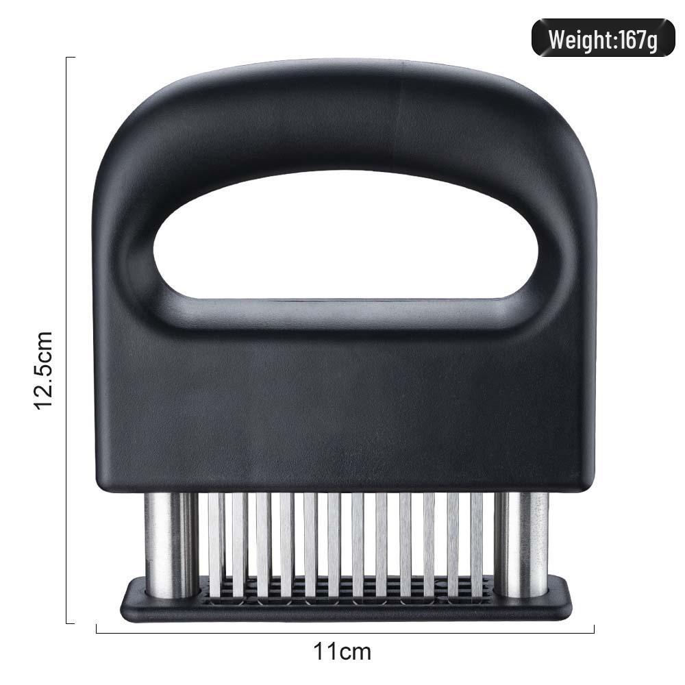 48-Blade Stainless Steel Meat Tenderizer & Injector Kitchen Tool