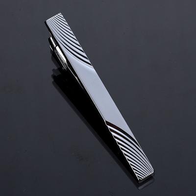 Men Metal Simple  Necktie Buckle Gold Silver Color Tie Bar Clasp Clip