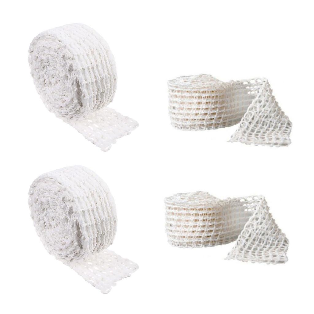 Set of 4 Net Roll Durable Meat Net Food Rope Net Versatile Cooking Accessories Elasticity Rope for Meat Packaging