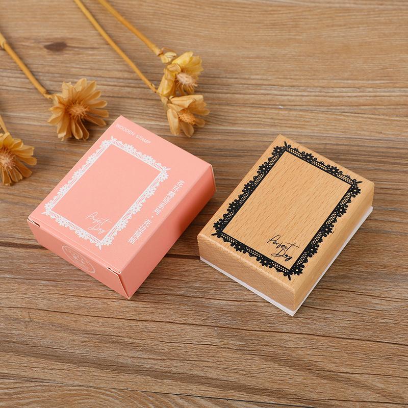 Original light retro handbook seal, butterfly, cat, garland message card, decorative material printing stamp journal stamp