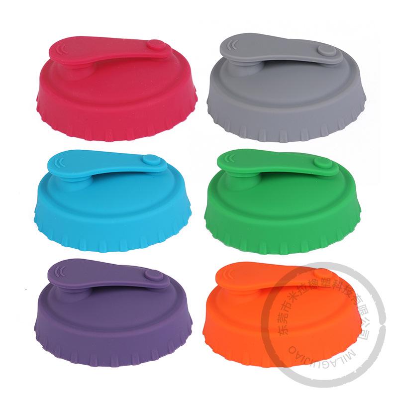 Leak-Proof Silicone Can and Bottle Cap for Easy-Sealing
