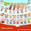 Kreative Back-to-School Cartoon Banner Dekoration für Klassenzimmer und Kindergärten