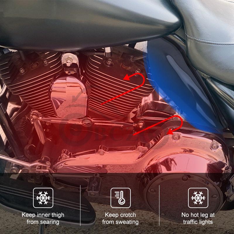Heat Shield Deflector for Harley Big Glide Street 2009-2016
